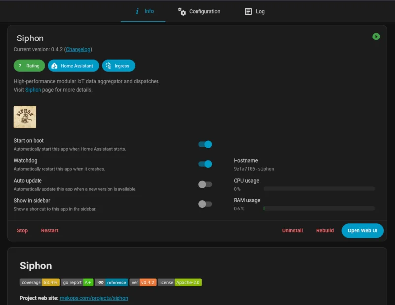 Project Siphon: v0.4 Architecture, The HA Add-on, and The Web UI